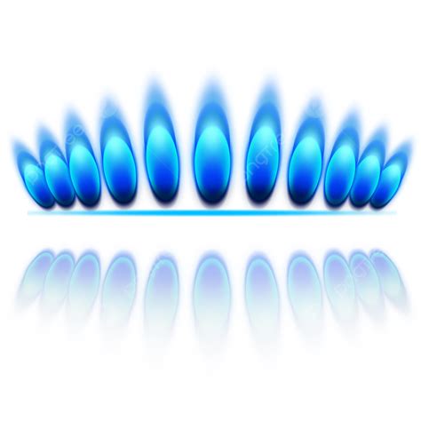 flame of gas stove emit light